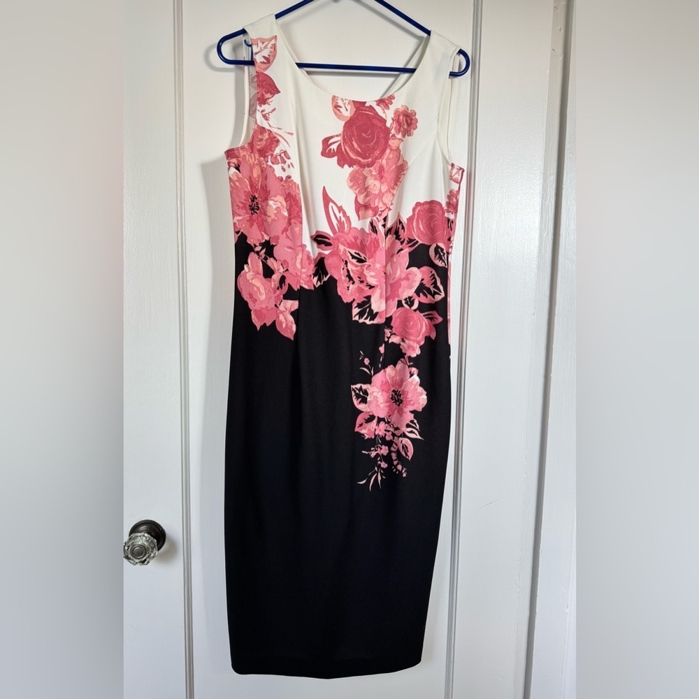 Floral Dress Set with Short Jacket - Picture 2 of 5